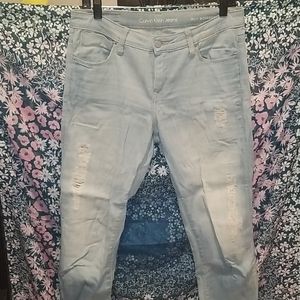 Light Distressed Calvin Klein Jeans